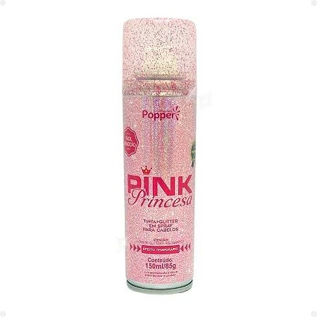 TINTA + GLITTER EM SPRAY PARA CABELOS 150ML
