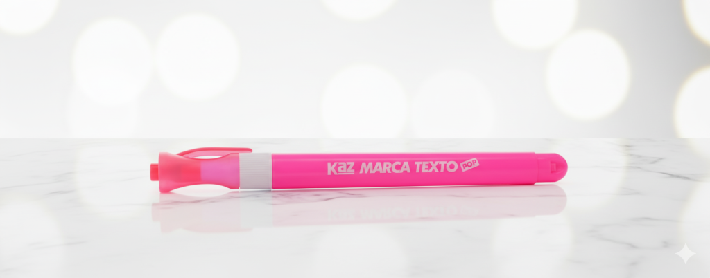 MARCA TEXTO KAZ POP ROSA