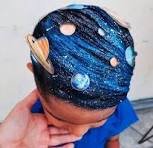 TINTA,GLITTER,IMPRESSÃO DOS PLANETAS