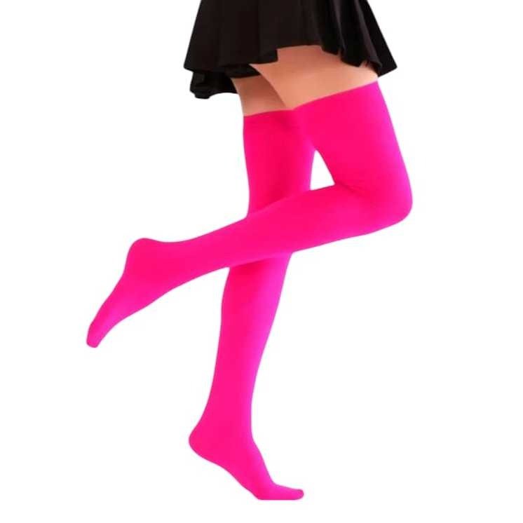 MEIA ROSA NEON 