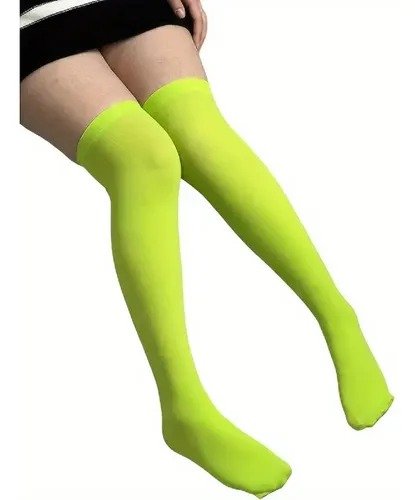 MEIA AMARELO NEON