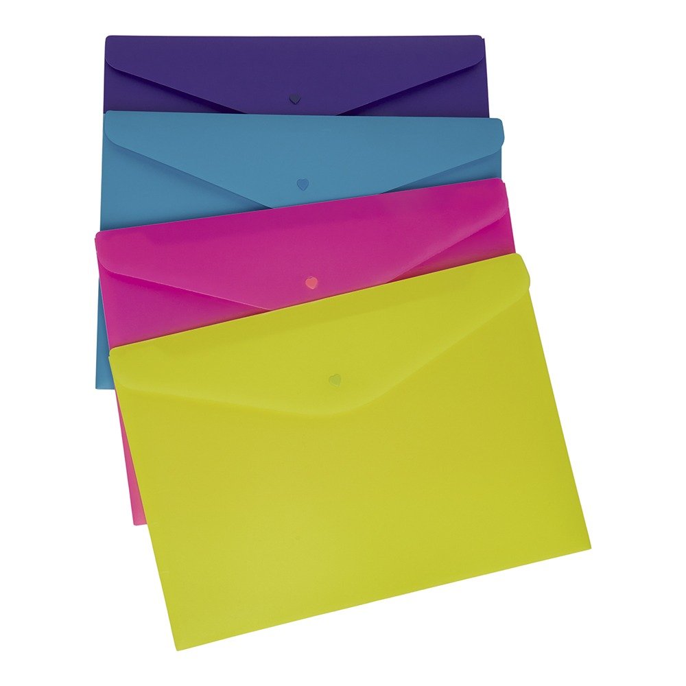 PASTA ENVELOPE A4 NEON - 0x333x239mm