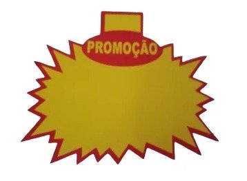 PLACA DE OFERTA MINI SPLASH PROMOÇÃO 22x19cm C/20