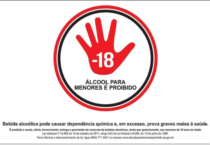 PLACA PROIBIDA VENDA -18