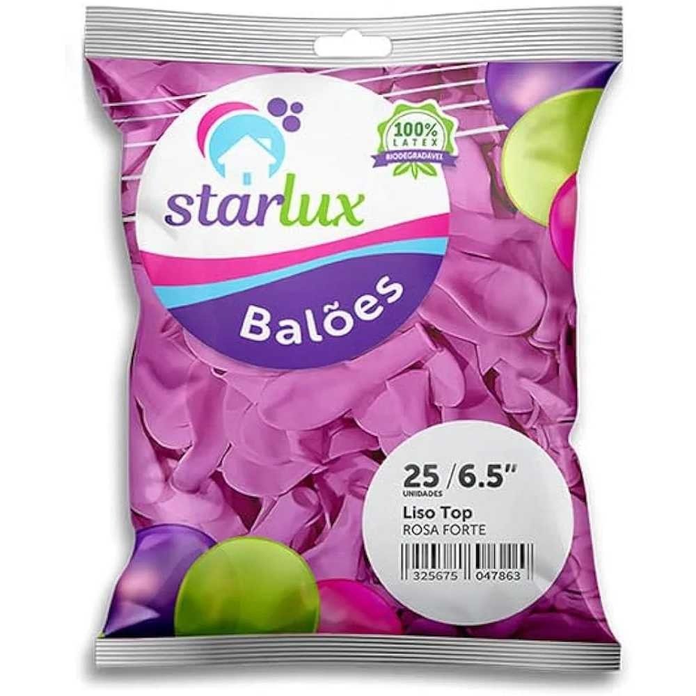 BEXIGA ROSA FORTE (N° 6,5) C/25