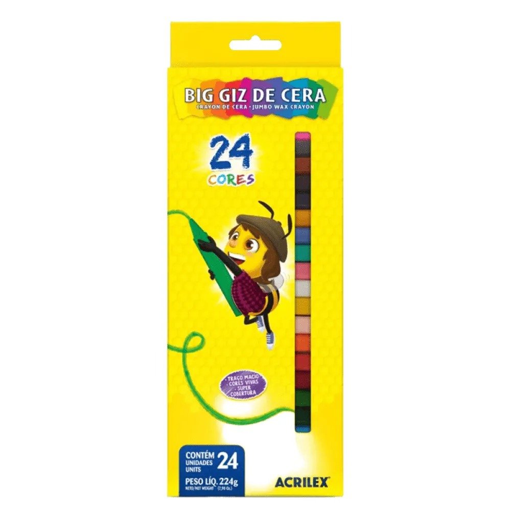 BIG GIZ DE CERA 24 CORES