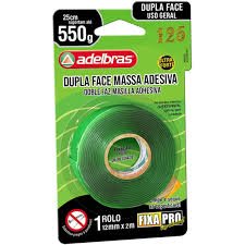FITA DUPLA FACE SILICONE 550g 12mmX2m