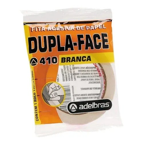 DUPLA FACE BRANCA 12mmX30m