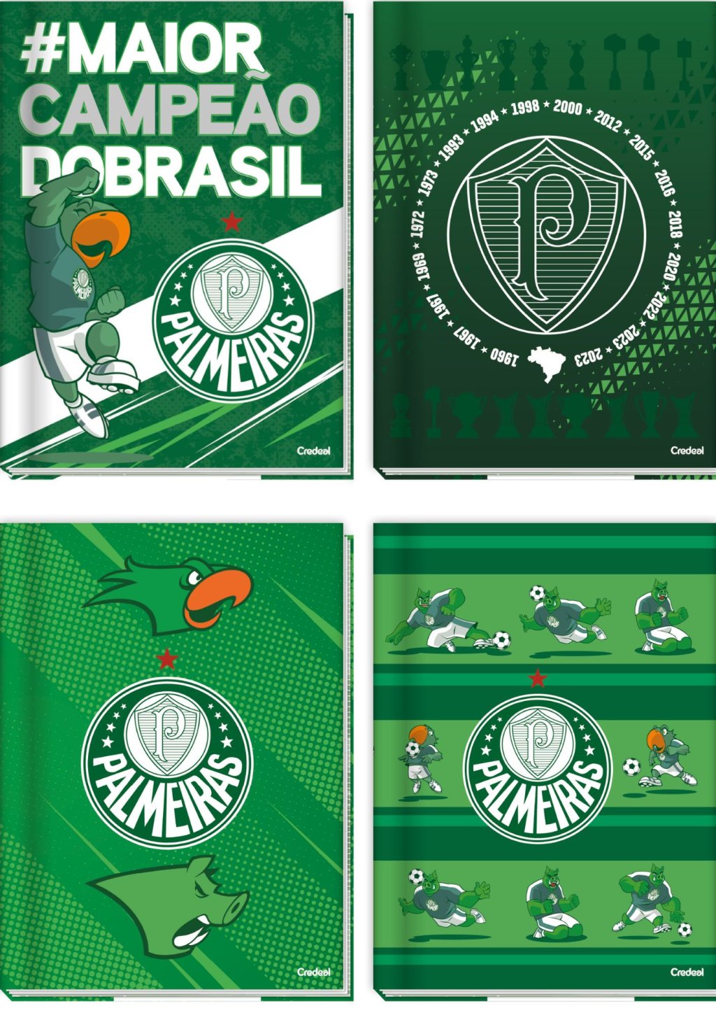 CADERNO BROCHURA 80 fls - PALMEIRAS