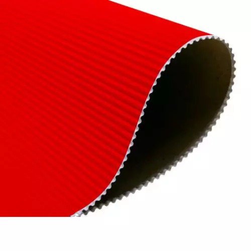 PAPEL MICROONDULADO VERMELHO 50x80cm