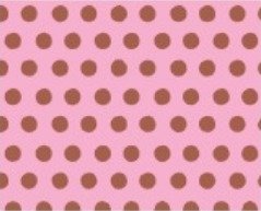 PAPEL MICROONDULADO ROSA COM BOLINAHS 50x80cm