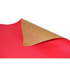 PAPEL CARTÃO VERMELHO 66x49cm
