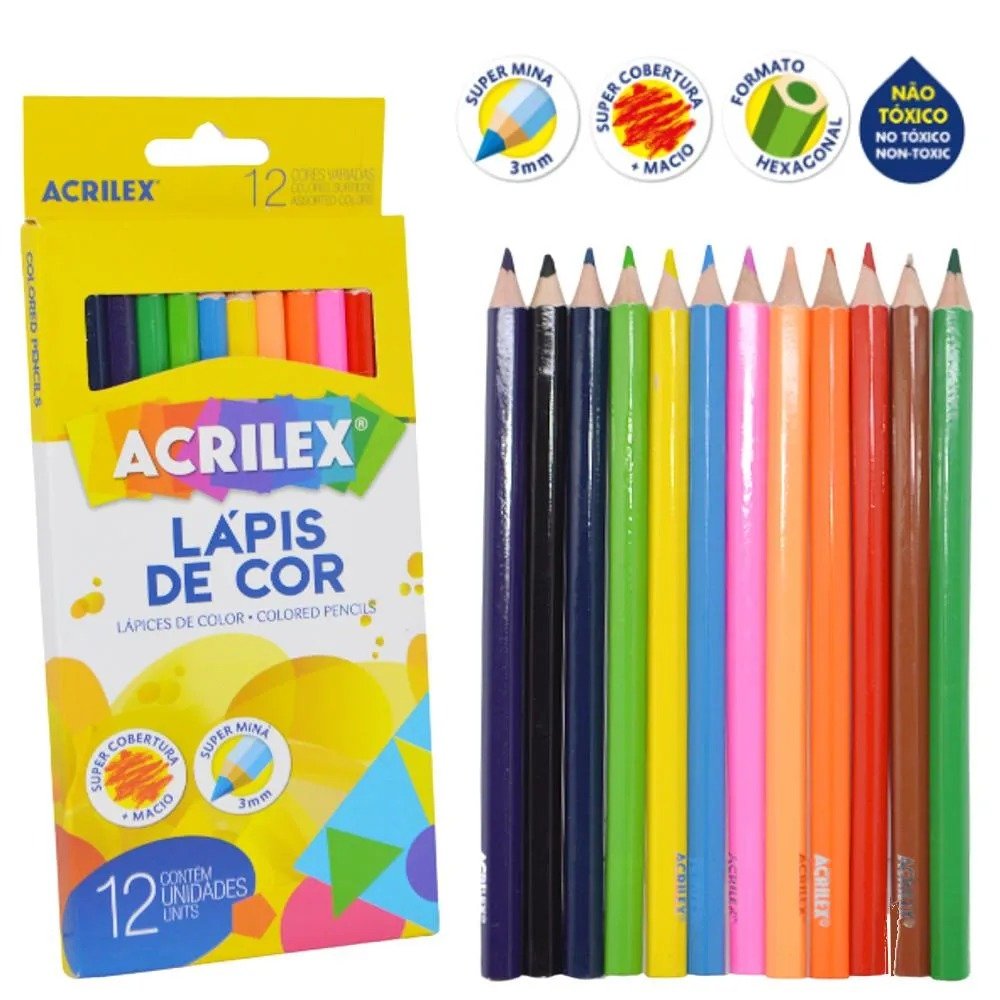 LÁPIS DE COR - C/12