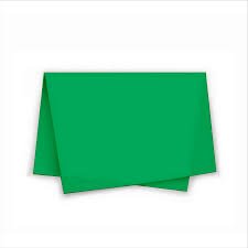 PAPEL SEDA VERDE 48x60cm