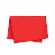 PAPEL SEDA VERMELHO 48x60cm