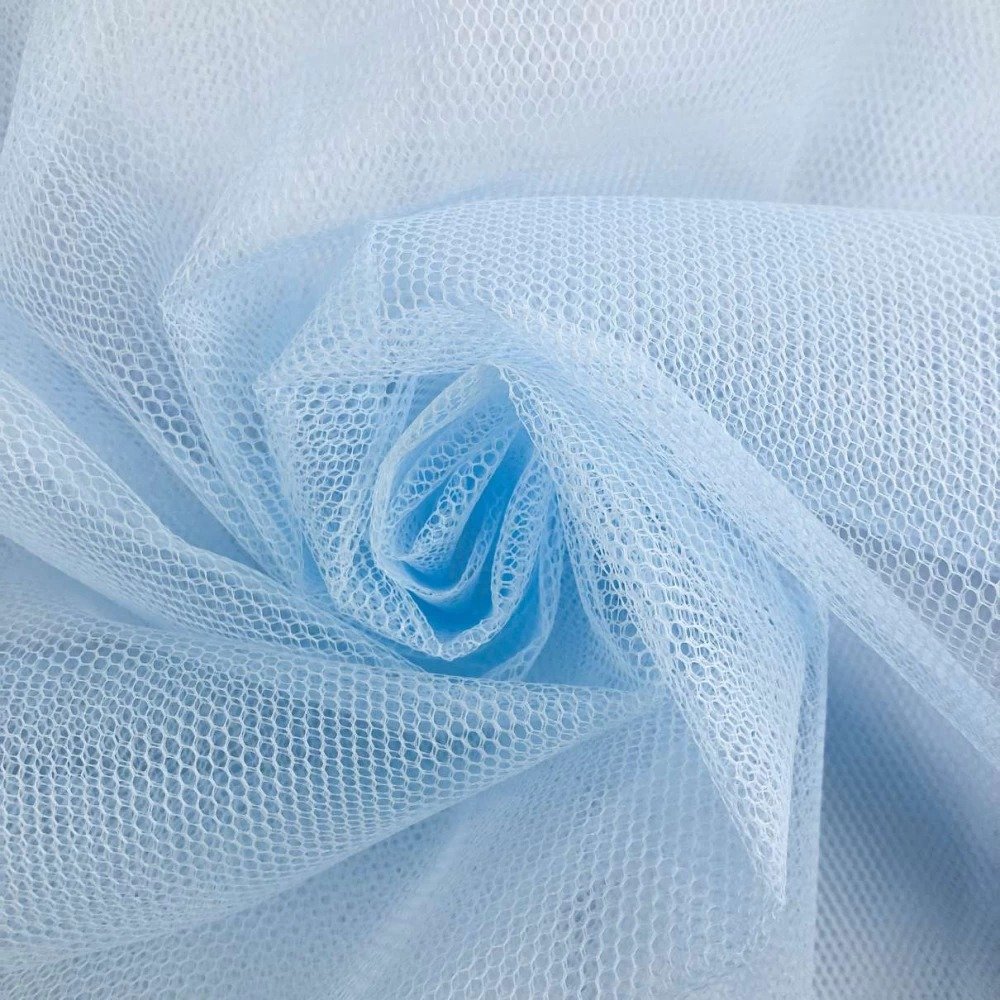 TECIDO TULE AZUL CLARO 1mX60cm