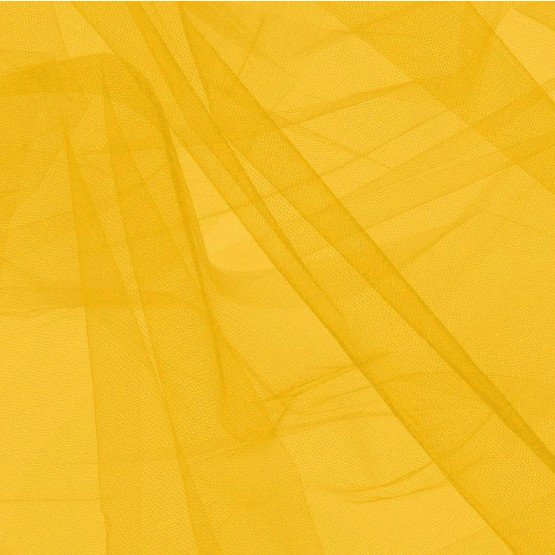 TECIDO TULE AMARELO 1mX60cm