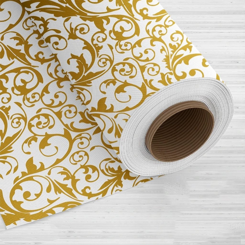 TNT DECORADO 1,4X1 MTRS ARABESCO DOURADO