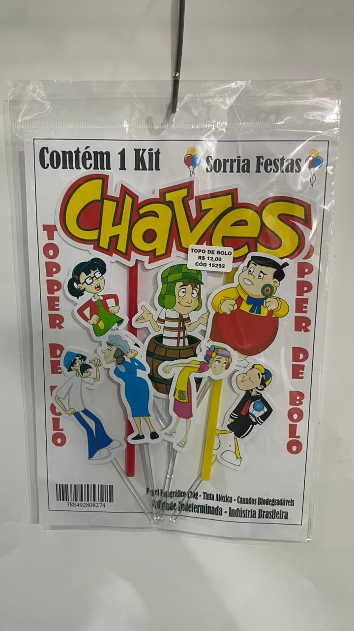 TOPO DE BOLO - CHAVES