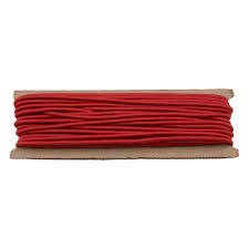 ELÁSTICO ROLIÇO 2,8mm 10M- VERMELHO