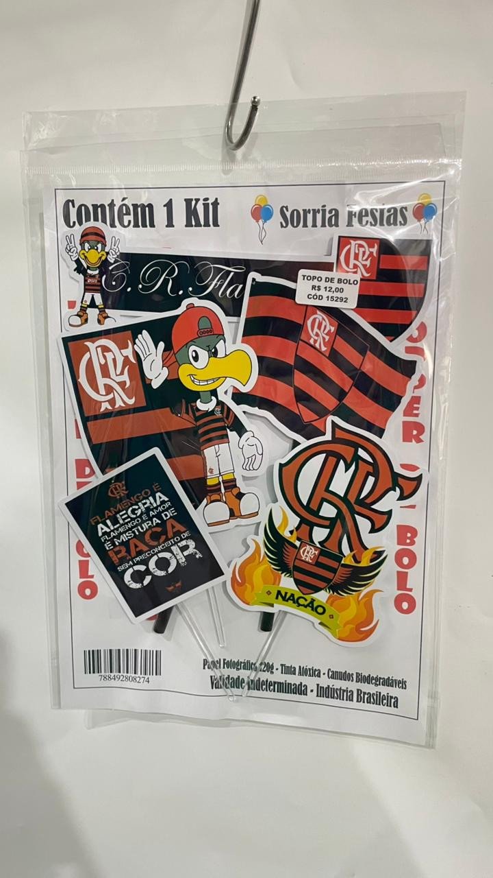 TOPO DE BOLO - FLAMENGO