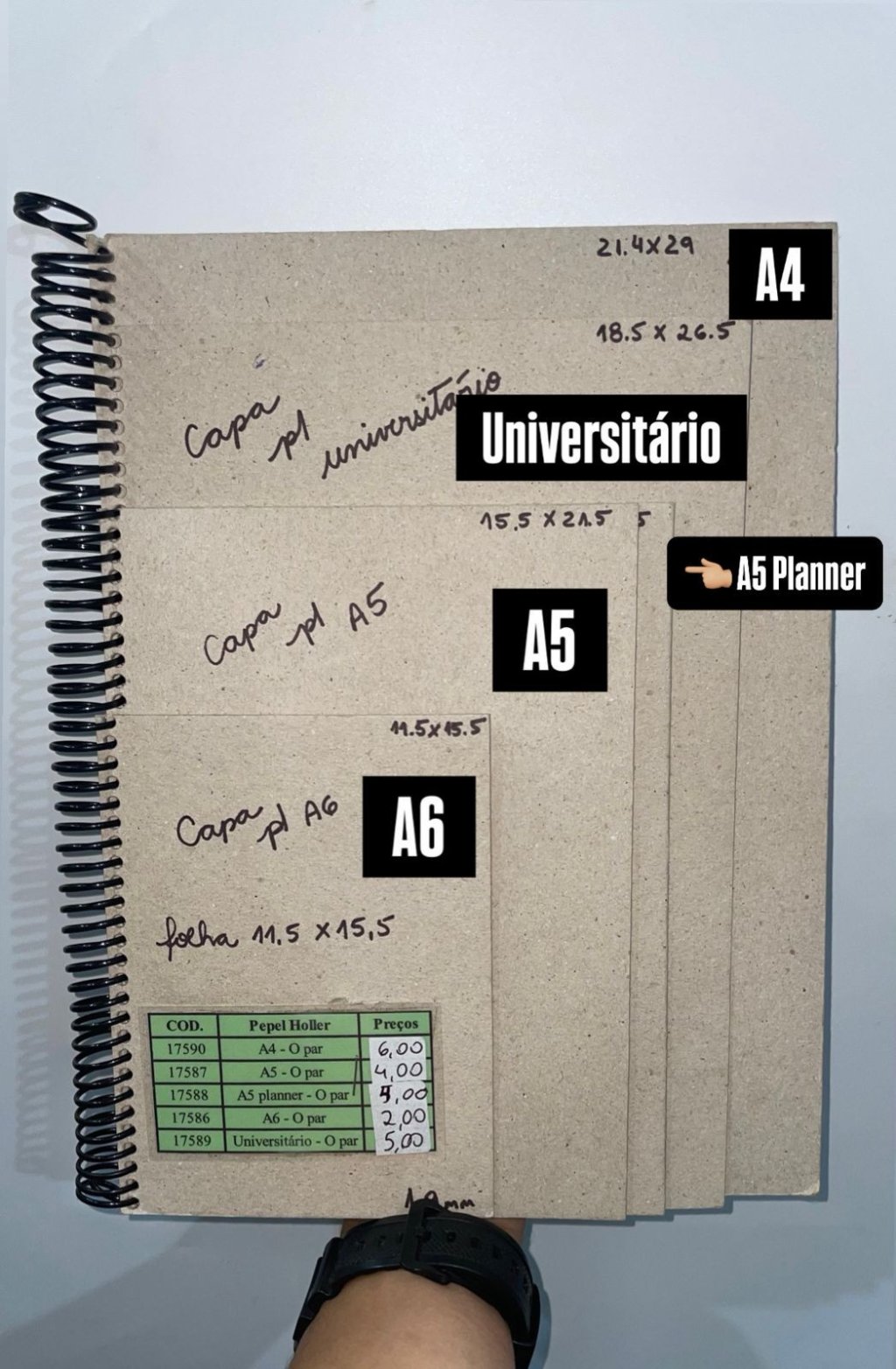 HOLLER UNIVERSITÁRIO - 18,5 x 26,5 - O PAR
