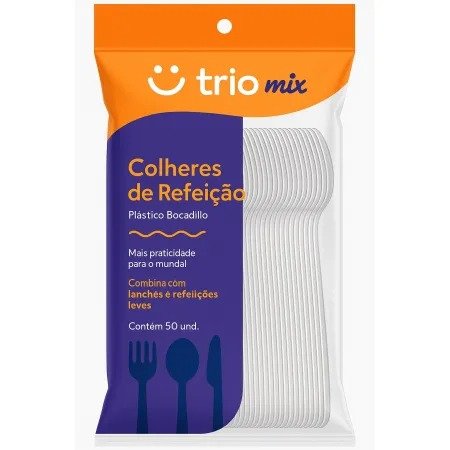 COLHER DE SOBREMESA C/50 UNIDADES