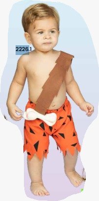 KIT FANTASIA BAMBAM INFANTIL
