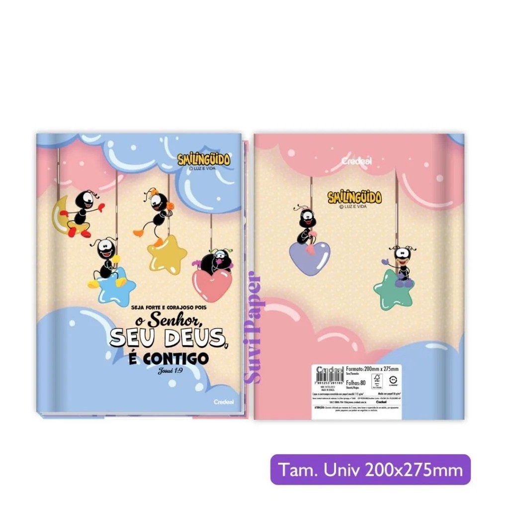 CADERNO BROCHURA GRANDE SMILINGUIDO