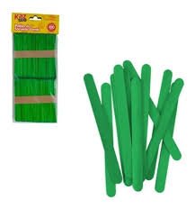 PALITO DE SORVETE C/100UN VERDE