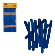 PALITO DE SORVETE AZUL C/100UN KAZ