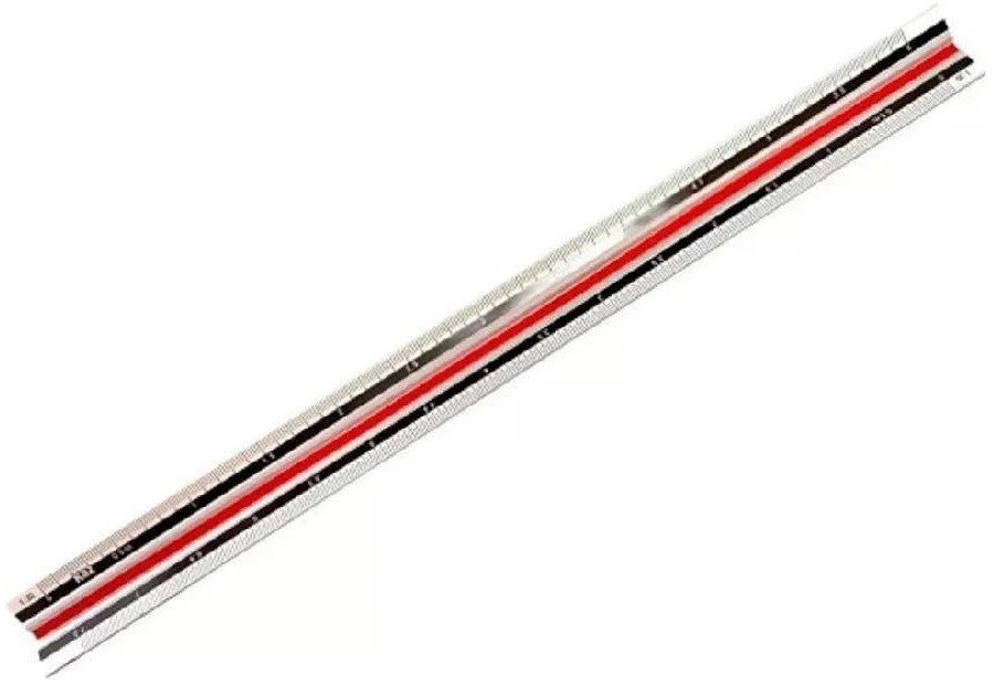 ESCALÍMETRO DE METAL - 30CM