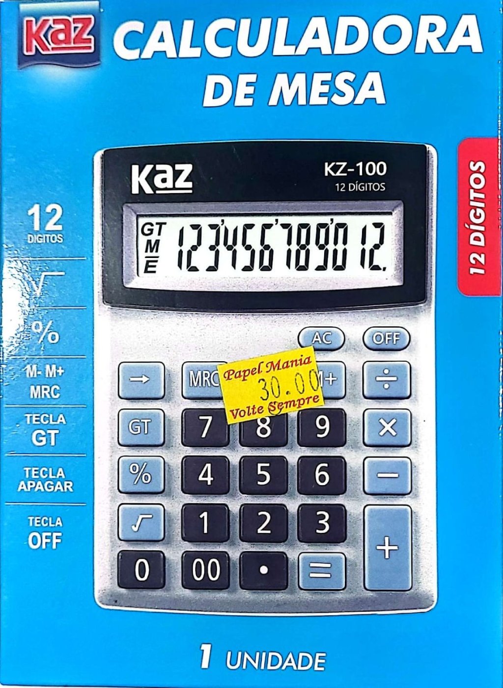 CALCULADORA DE MESA KZ100