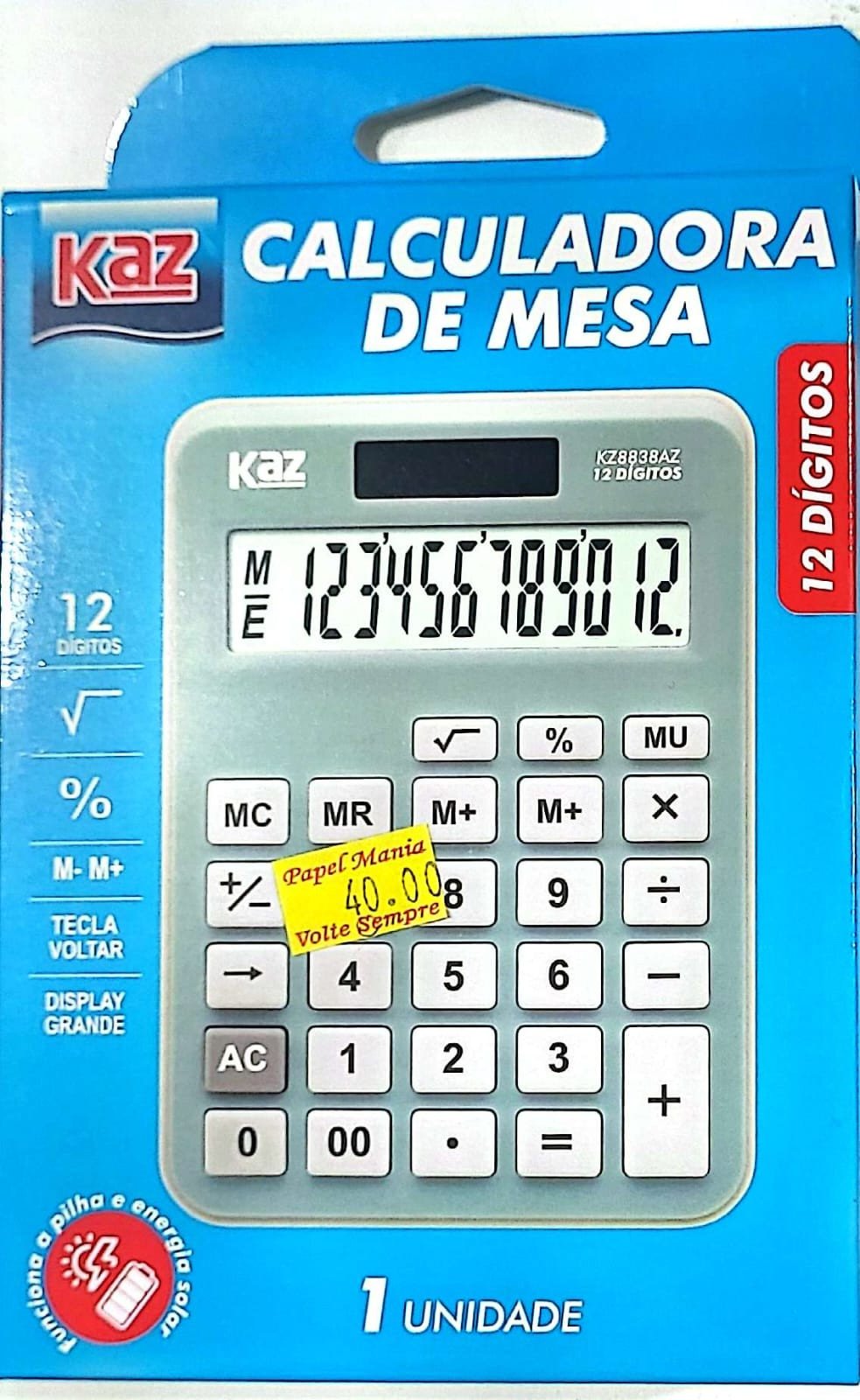 CALCULADORA DE MESA KZ8838AZ