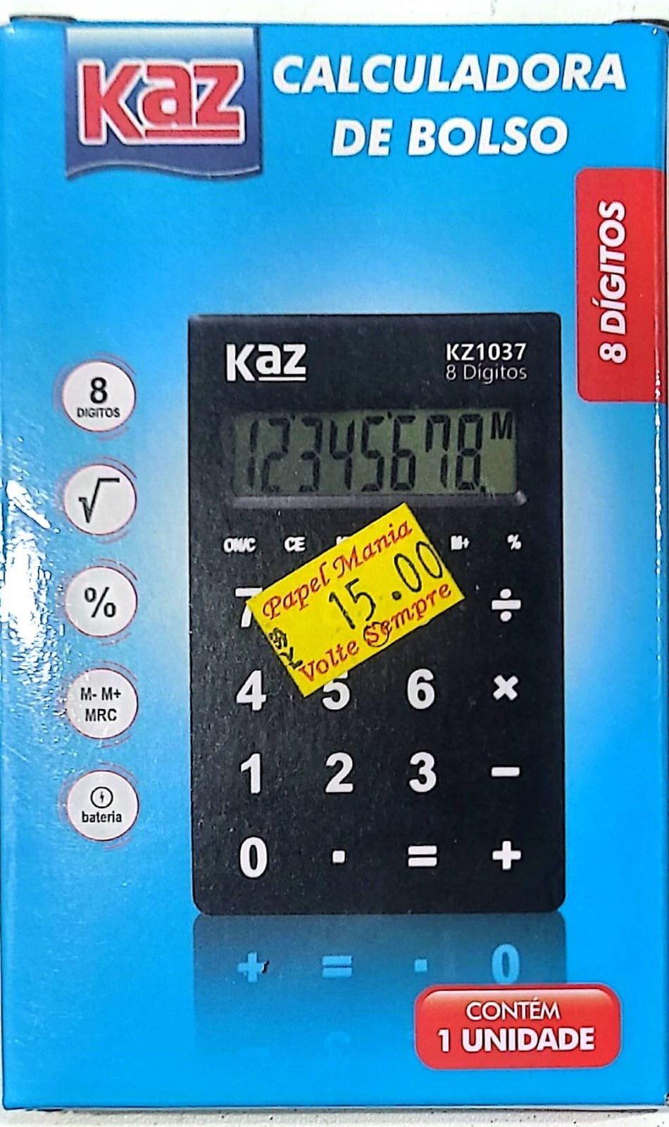 CALCULADORA DE MESA KZ1037