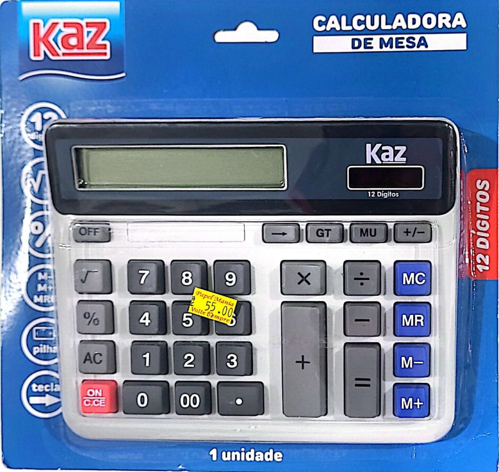 CALCULADORA DE MESA KZ2201