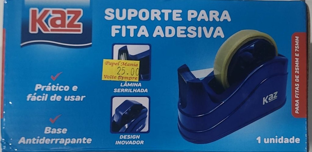SUPORTE PARA FITA ADESIVA 25MM/75MM KAZ