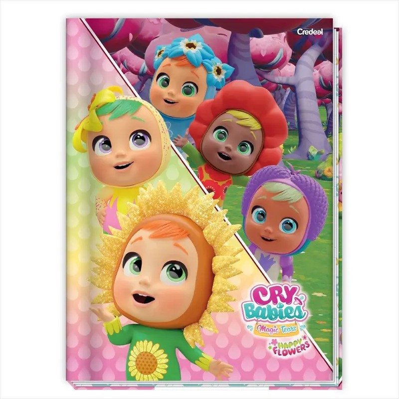 CADERNO BROCHURA PEQUENO CRY BABIES