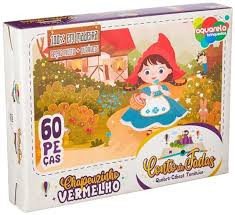 QUEBRA-CABEÇA CHAPEUZINHO VERMELHO 60 PÇS