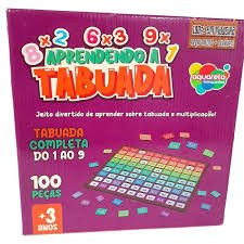 JOGO TABUADA 100 PÇS