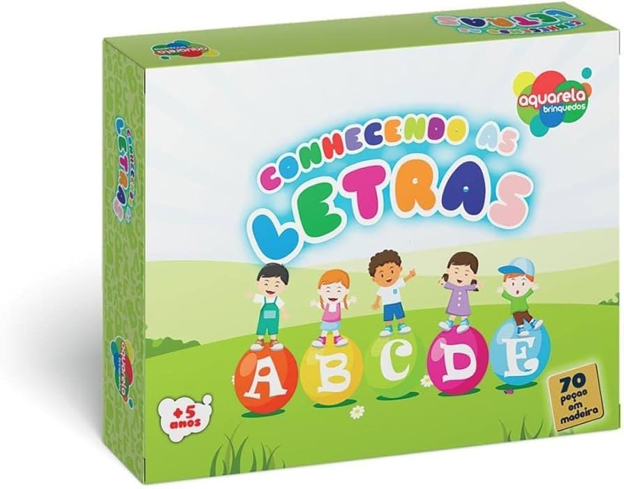 JOGO CONHECENDO AS LETRAS 70PÇS