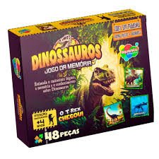 JOGO DA MEMORIA DINO 48PÇS