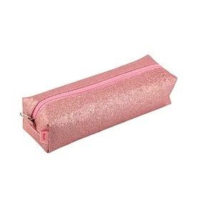 ESTOJO 1 ZIPER GLITTER ROSA