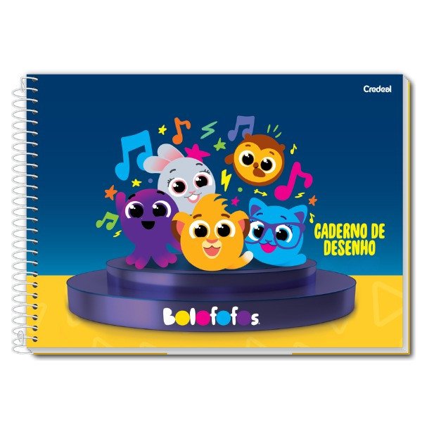 CADERNO DE DESENHO BOLOFOFO