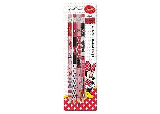 KIT LAPIS DE ESCREVER MINNIE 