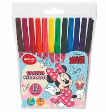 CANETA HIDROCOR MINNIE 12 CORES