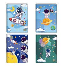 CADERNO BROCHURA GR GALAXY CLUB SPACE 80FLHS
