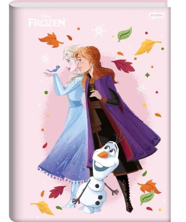 CADERNO BROCHURA FROZEN - 80 FOLHAS
