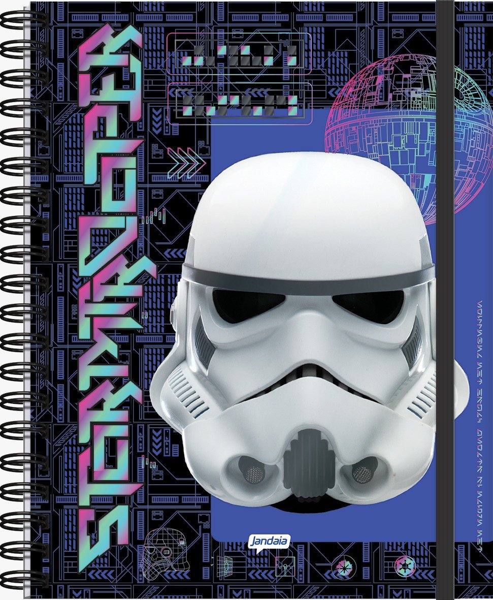 CADERNO INTELIGENTE UNIVERSITÁRIO STAR WARS - 80 FOLHAS