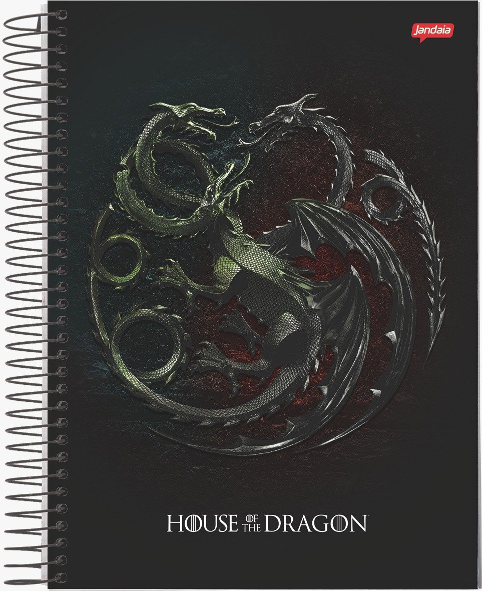 CADERNO HOUSE OF THE DRAGON – 80 FOLHAS